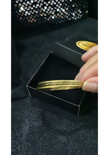 Ecem Bijuteri Çelik Altın Kaplama 3'lü Ajdar Bilezik fırsatları