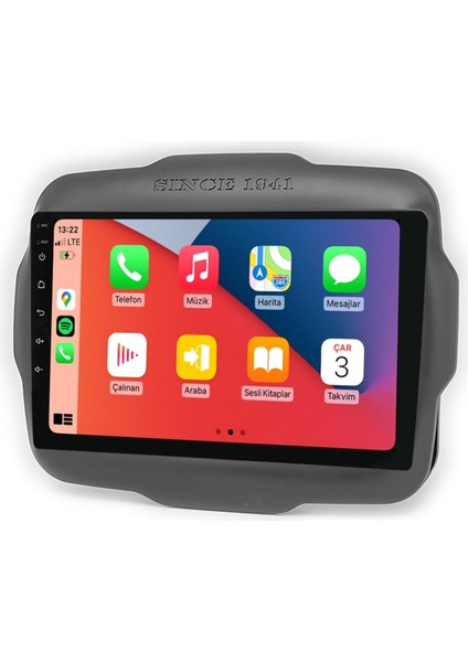 Maitec M-T-C 464 QLED Serisi Jeep Renegade 2014 2018 4+64GB Multimedya Teyp