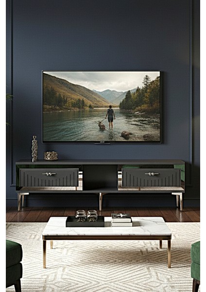 TSA1503AS - Tuna Tv Stand 150CM Antrasit-Gümüş