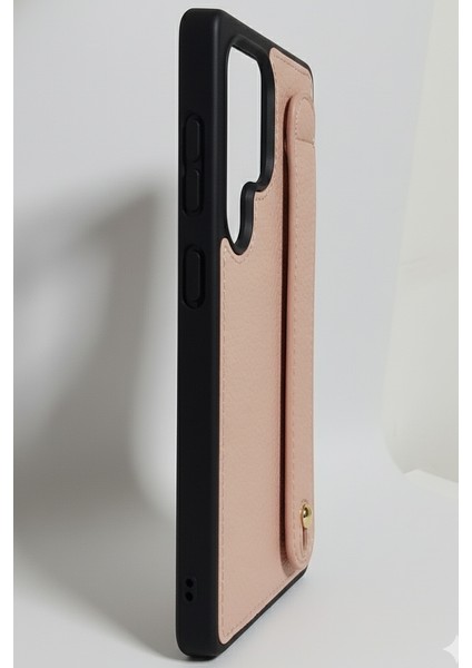 Samsung Galaxy S25 Ultra Toz Pembe,tutmaçlı Yumuşak Deri Kılıf modelleri