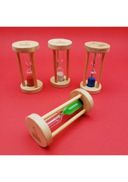 Ahşap 1 Dakika Kum Saati ( Lisinya )