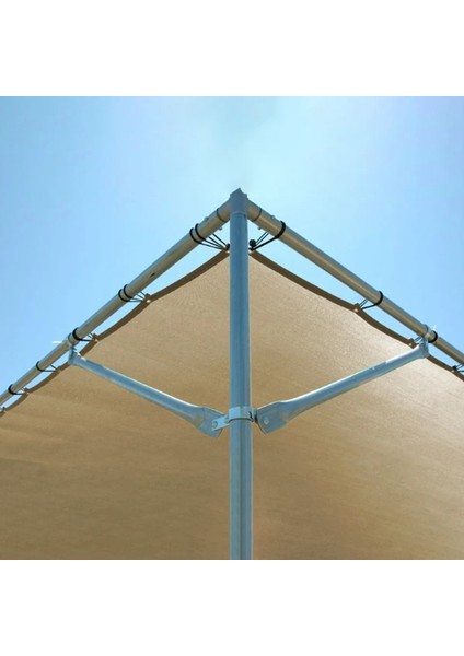 %95 Güneş Koruması Sağlayan Kuşgözlü Gölgelik File 16M x 16M - Bej - Bahçe, Balkon ve Çit Kullanımına Uygun fırsatları