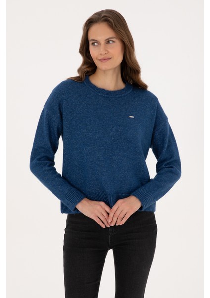 Kadın Lacivert Kazak /triko 50310021-VR033 modelleri