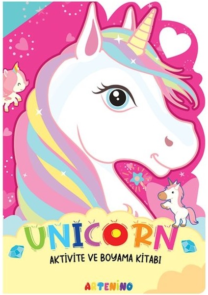 Unicorn - Aktivite ve Boyama Kitabı Serisi