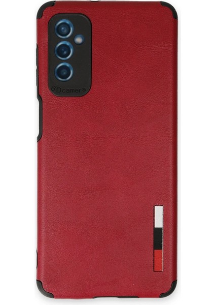 Samsung Galaxy M52 5g Kılıf Loop Deri Silikon - Kırmızı