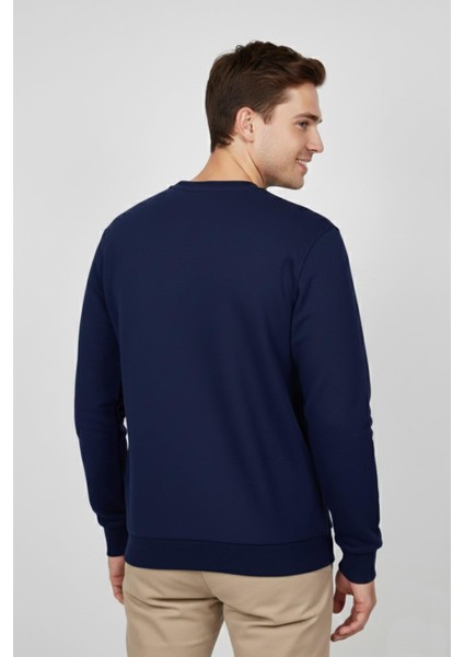 Erkek Sıfır Yaka Selanik Sweatshirt Regular Kalıp BGL-ST04870 modelleri