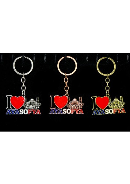 Metal Ayasofya Anahtarlık ALK2199 - Lisinya