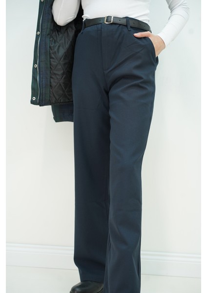 Kemerli Polivskon Pantolon