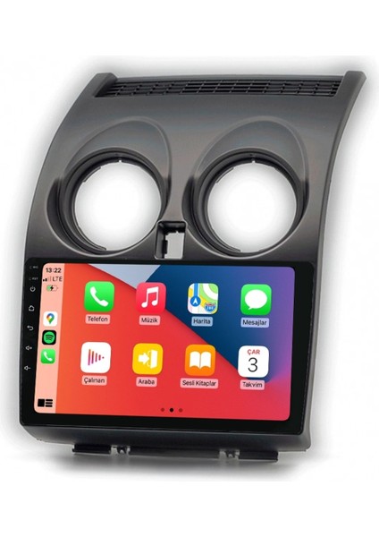 Maitec M-T-C 464 QLED Serisi Nissan Qasqai 2006 2013 4+64GB Multimedya Teyp