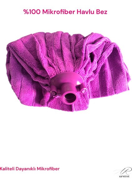Premium Havlu Yedek Mop 2'li Set %100 Mikrofiber Mop Bez Yenilenen ve Güçlü Başlık Ithal Kumaş modelleri