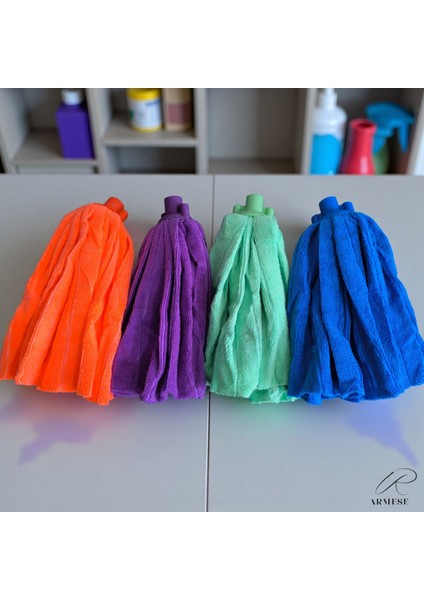 Premium Havlu Yedek Mop 2'li Set %100 Mikrofiber Mop Bez Yenilenen ve Güçlü Başlık Ithal Kumaş fırsatları
