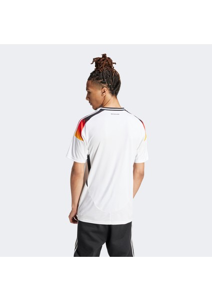 Almanya Milli Takım Erkek Beyaz Futbol Forması.-