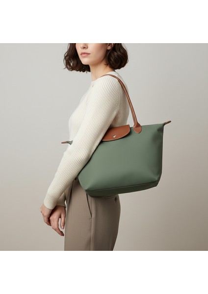 Kadın Uzun Saplı Katlanabilir Omuz Çantası