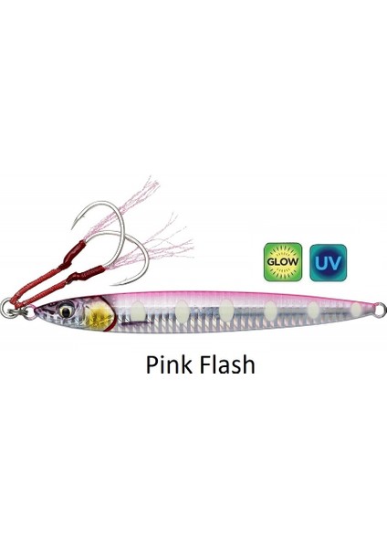 3D Slim Jig Minnow 14CM 80GR Jig Yem (Ikili Assist Iğneli) fiyatları