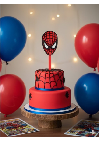 Örümcek Adam Pasta Süsü