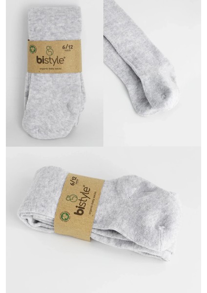 Derby Basic Tekli Penye Külotlu Çorap BS50102B Gri