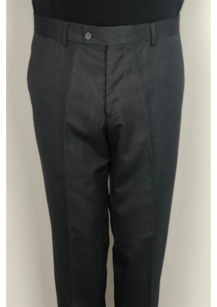 Fistan Store Erkek Düz Yüksek Bel Klasik Kesim Rahat Kalıp Yandan Cepli Boru Paça Büyük Beden Kumaş Pantolon fiyatları