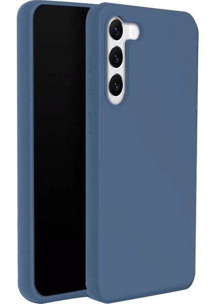 Samsung Galaxy S24 Plus Kılıf First Silikon - Mavi