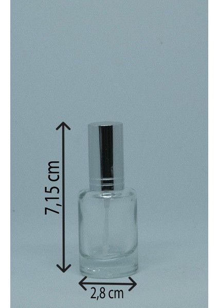 Parfüm Şişesi 12 ml (3 Adet) (TEKRAR DOLDURULABİLİR)
