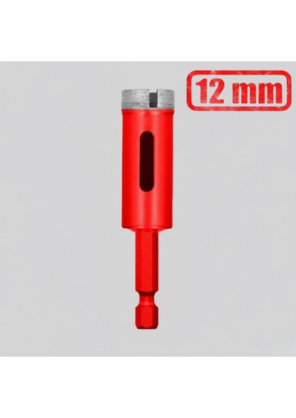 Profesyonel Mermer Seramik Granit Delme Ucu 12 mm Matkap Uyumlu