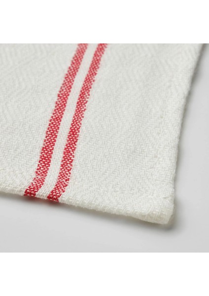 Hıldegun Kurulama Bezi, Beyaz-Kırmızı, 45X60 Cm, 1 Adet