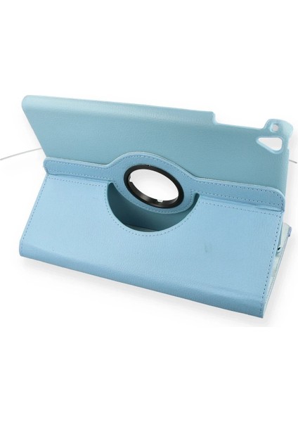 iPad 9.7 (2018) Kılıf 360 Tablet Deri Kılıf - Turkuaz