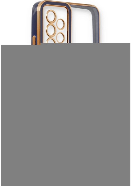 Samsung Galaxy A53 5g Kılıf Liva Lens Silikon - Mavi fırsatları