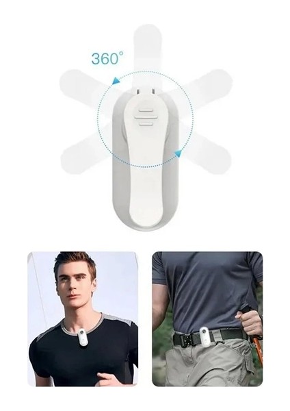 Mini 4K Wıfı Aksiyon Kamerası Vücut Kamerası Giyilebilir Video Kaydedici Hafıza Kartı Dahil - Lisinya fırsatları