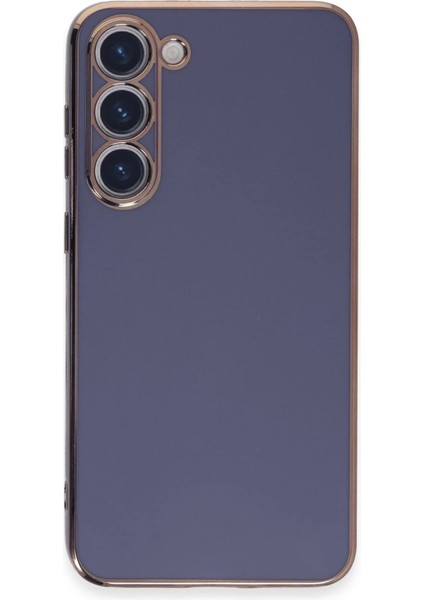 Samsung Galaxy S23 Kılıf Volet Silikon - Mavi