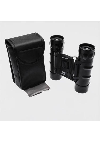 Trtasco 12X25 El Dürbünü 1000M/56M Geniş Görüş Alanlı Siyah