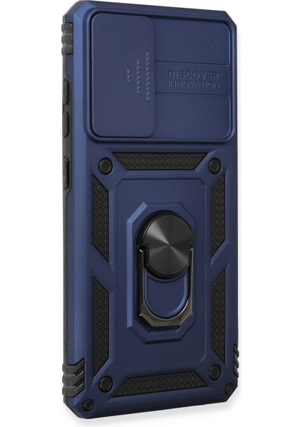 Samsung Galaxy A53 5g Kılıf Pars Lens Yüzüklü Silikon - Lacivert fiyatları