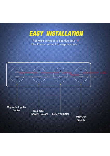 Dc 12V 24V Panel Montaj 3 USB Bağlantı Noktaları 2 Usb-Bir 3.1A + Tip-C Pd3.0 Araç Şarj Soketi fırsatları