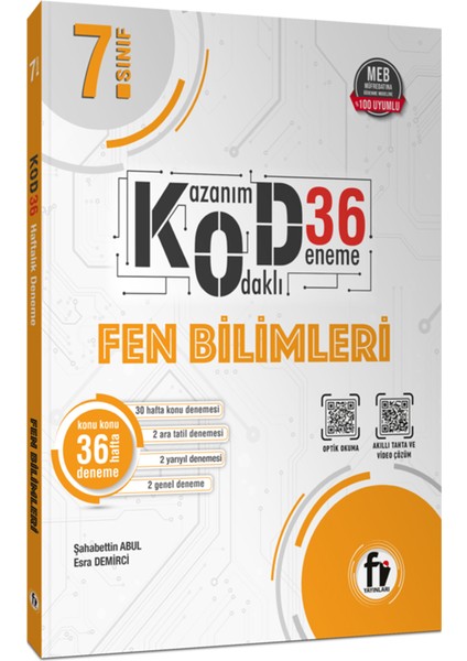 7.sınıf Kod 36 Deneme Fen Bilimleri (Güncel Müfredat) fiyatları