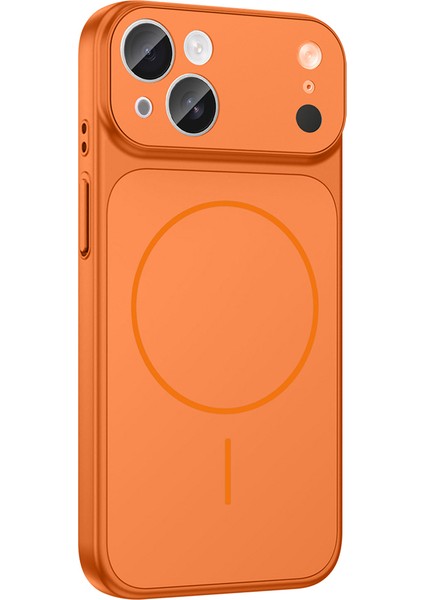 Apple iPhone 15 Kılıf M-Safe Şarj Özellikli Kamera Korumalı Formen Kapak - Mavi