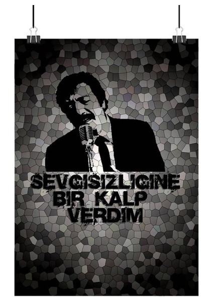 Müslüm Gürses Poster3 - Retro Duvar Dekoru