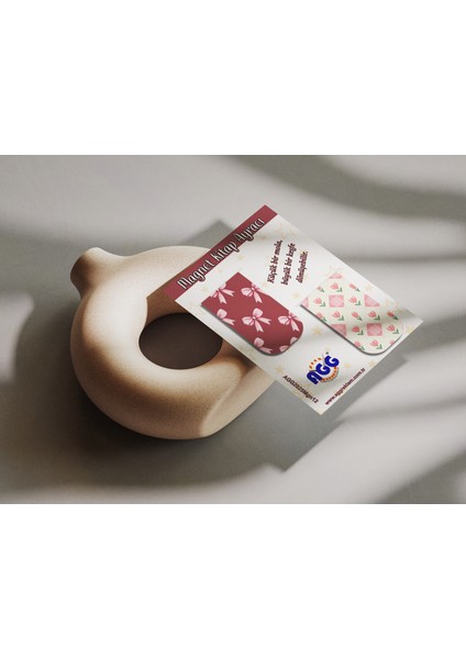 Magnetli (Mıknatıslı) Kitap Ayracı Kurdele-Çiçek Temalı 2li Set fiyatları