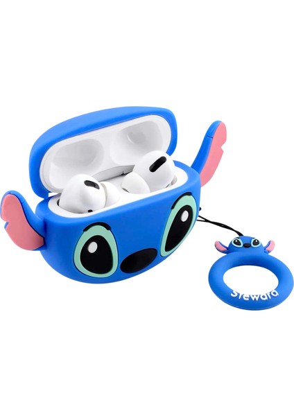 Pro 3. Nesil Uyumlu Stitch Figürlü Koruyucu Silikon Kulaklık Kılıfı fiyatları