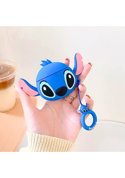 Pro 3. Nesil Uyumlu Stitch Figürlü Koruyucu Silikon Kulaklık Kılıfı modelleri