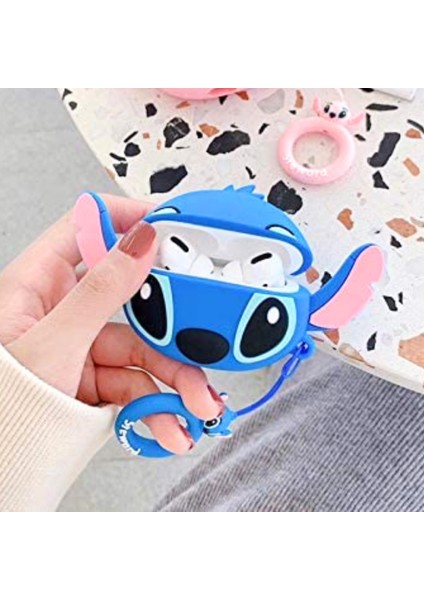 Pro 3. Nesil Uyumlu Stitch Figürlü Koruyucu Silikon Kulaklık Kılıfı fırsatları