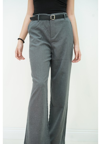 Kemerli Polivskon Pantolon