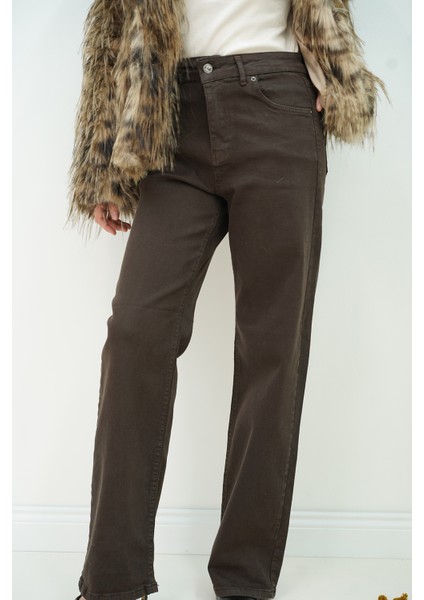 Kahve Palazzo Paça Pantolon