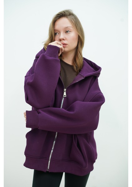 Fermuarlı Kapşonlu Sweathırt fiyatları