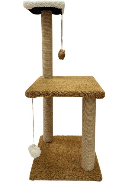 Peluş Dokulu Yumuşacık 86 cm İki Katlı Mega Boy Kedi Tırmalama Tahtası Soft Sevilen Renkler modelleri