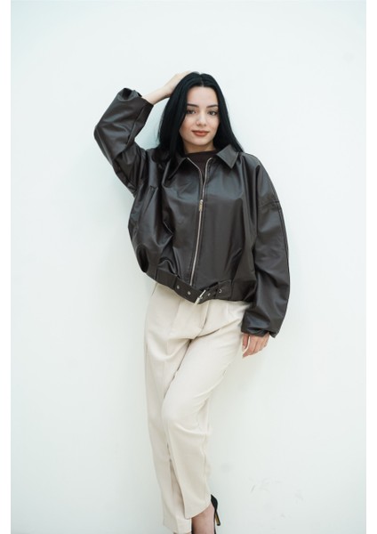 Kemerli Deri Ceket fiyatları