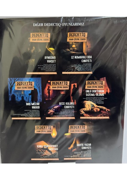Dedektif Dava Çözme Oyunu 7 Farklı Dava