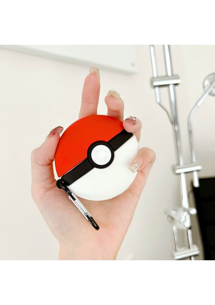 Pro 3. Nesil Uyumlu Poke Topu Figürlü Koruyucu Silikon Kulaklık Kılıfı modelleri