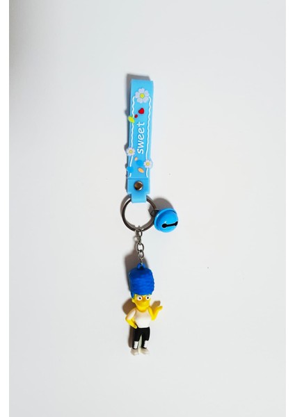 Anahtarlık Mavi Saçlı Simpsons
