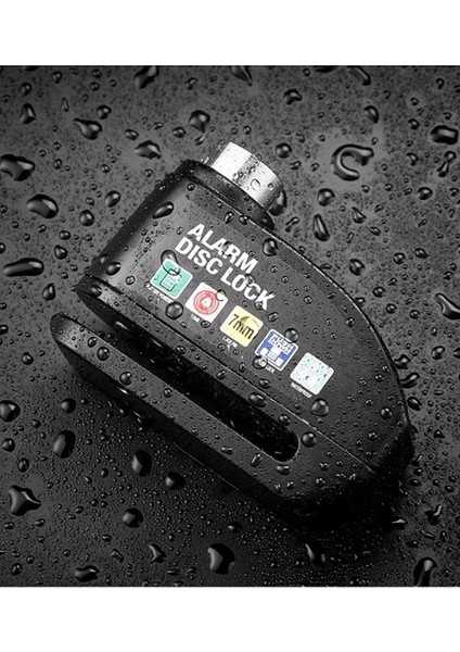 Alarmlı Disk Kilidi Motorsiklet Scooter Bisiklet Sesli Alarm 110 Desibel Yüksek Ses - Lisinya indirimleri