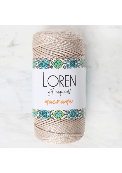 Loren Macrame Bej El Örgü Ipi - Rm 030 - 34340