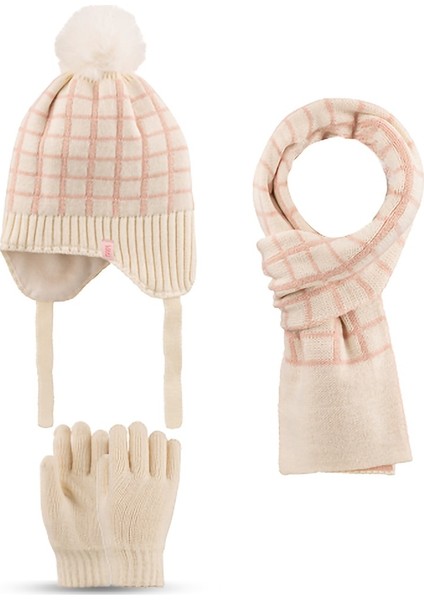 Kitti 25170-02 4-7 Yaş Atkı Bere Eldiven Set
